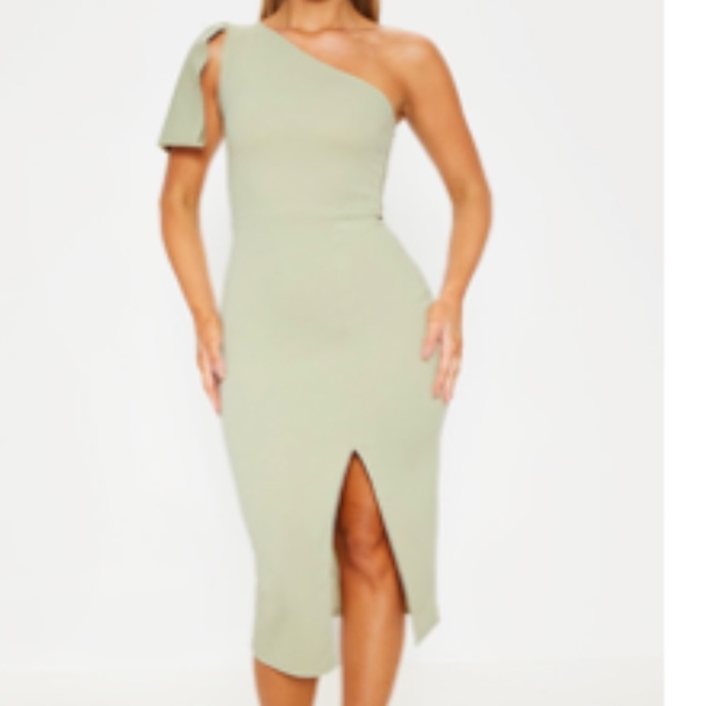 Sage plt Dress